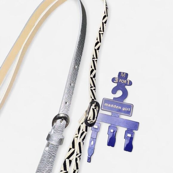 2-Pack of Skinny Fashion Belts from Madden Girl - Picture 8 of 8